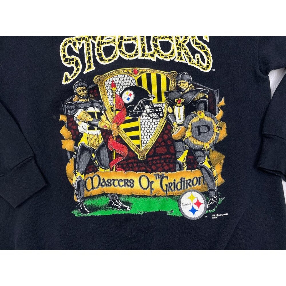 Pittsburgh Steelers 1991 Masters Of Gridiron Vintage Shirt Sweatshirt Men's L